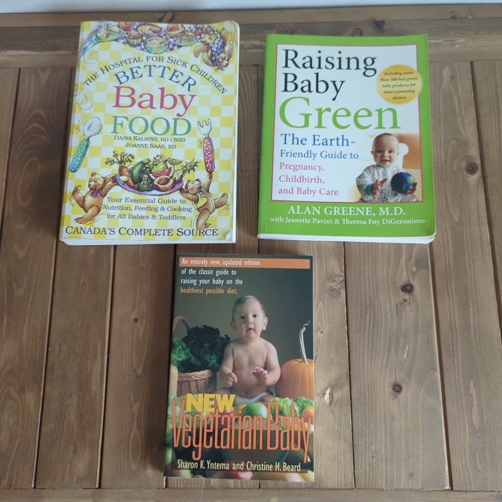 Baby Nutrition Vegetarian Books  (x3)